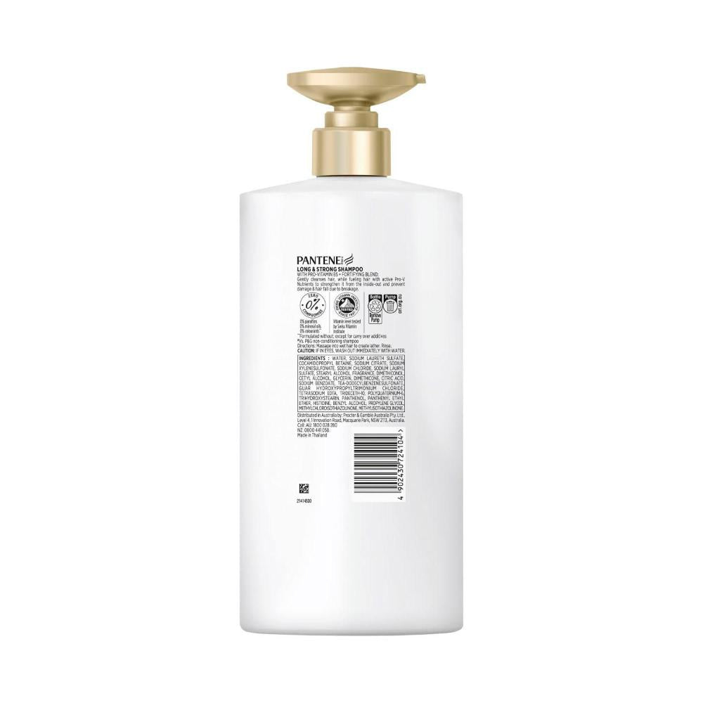 Pantene Long & Strong Shampoo - 900mL
