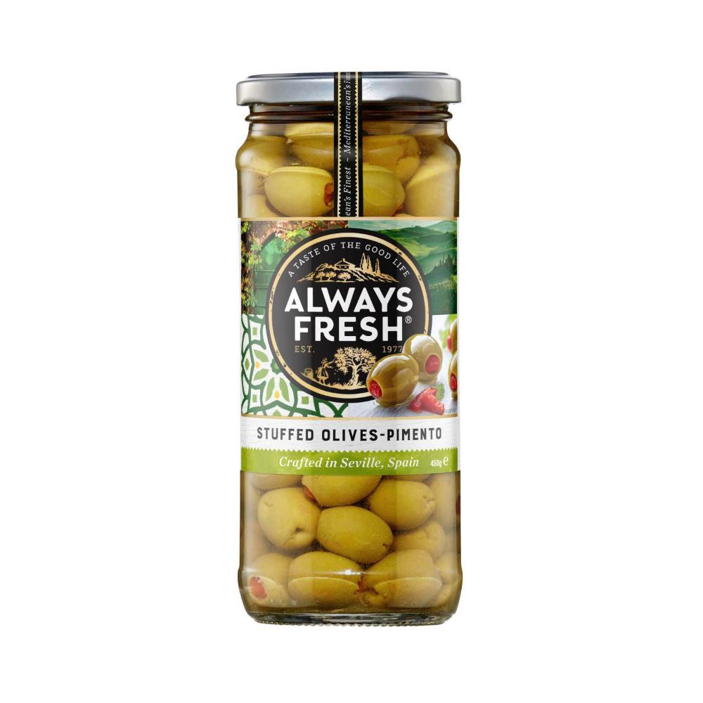 Always Fresh Stuffed Pimento Olives - 450g