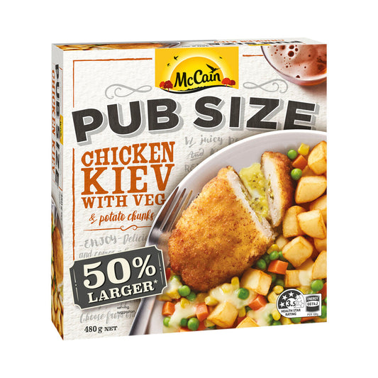 McCain Pub Size Chicken Kiev - 480g