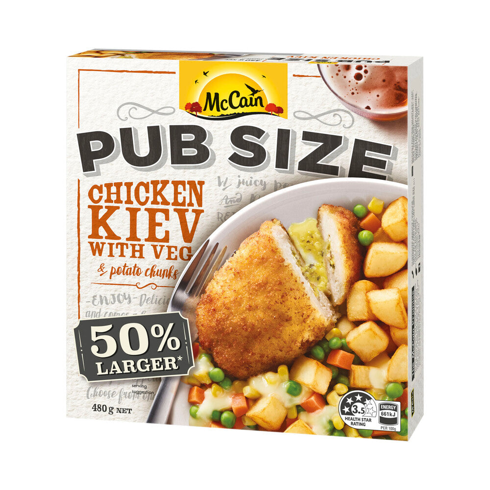 McCain Pub Size Chicken Kiev - 480g