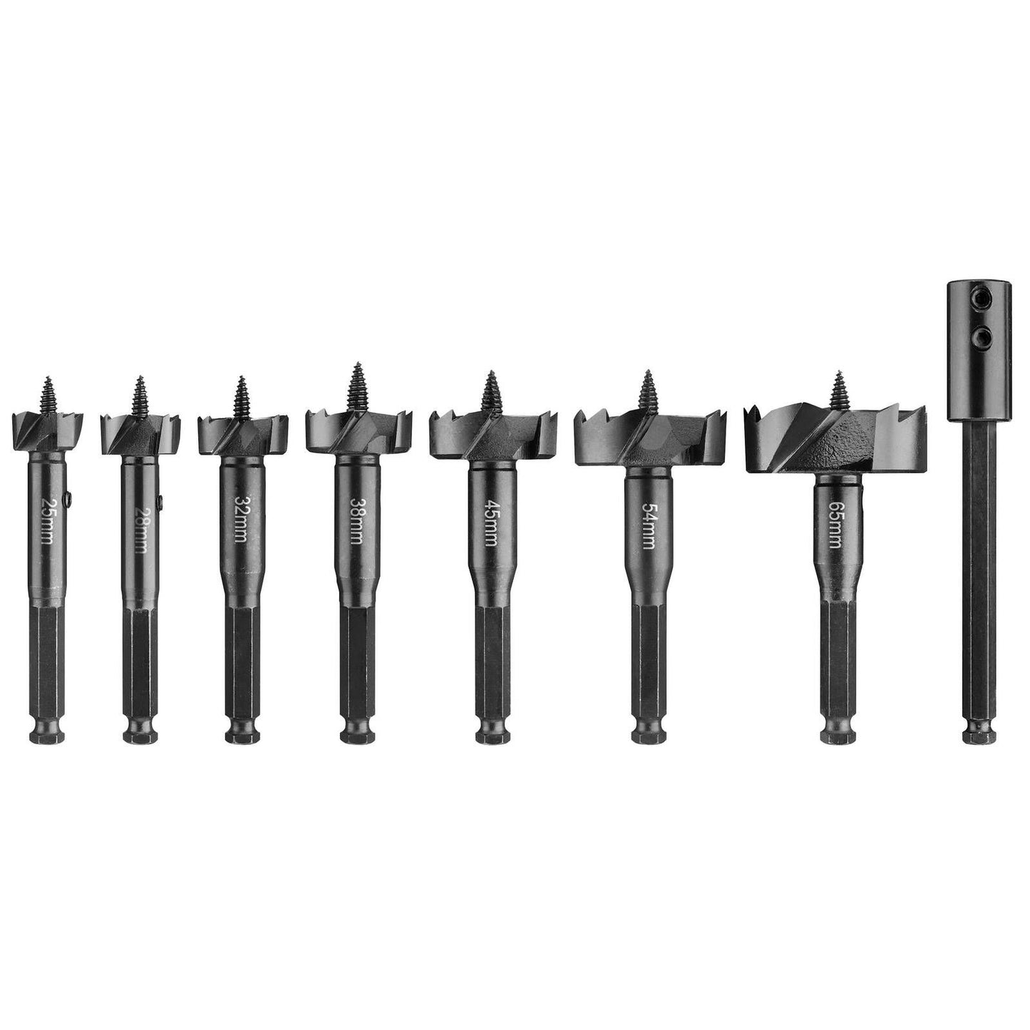 Dewalt Extreme Forstner Bit Set - 8 Piece - 25-65mm