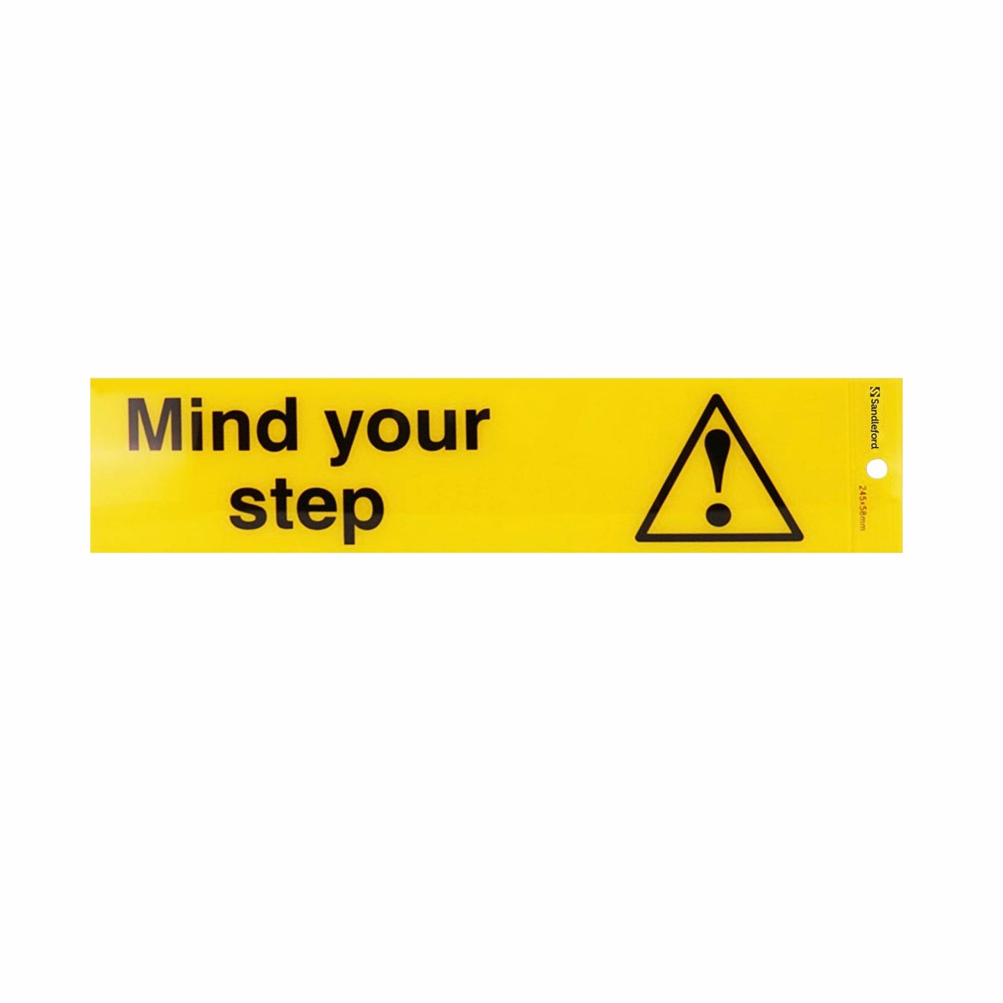 Sandleford Mind Your Step Sign - 245 x 58mm