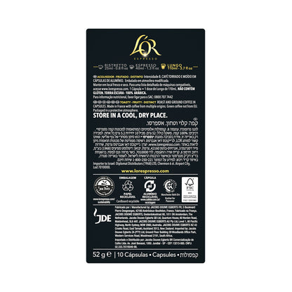 L'OR Espresso Lungo Profondo Intensity 8 Coffee Capsules 52g - 10 pack
