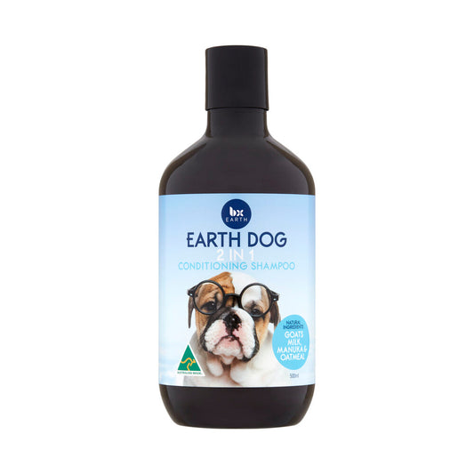 Bx Earth Dog 2 In 1 Goatsmilk Manuka & Oatmeal All Natural Conditioning Shampoo - 500mL