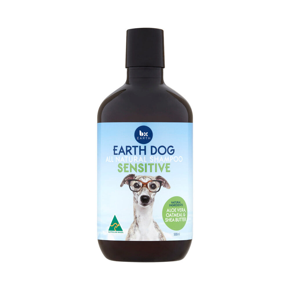 BX Earth Dog All Natural Shampoo eansing Aloe Vera Oatmeal & Shea Butter - 500mL