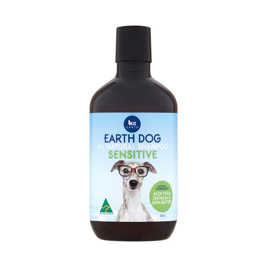 BX Earth Dog All Natural Shampoo eansing Aloe Vera Oatmeal & Shea Butter - 500mL
