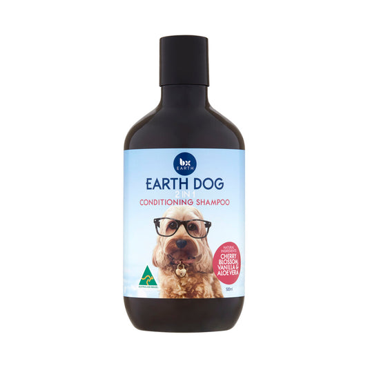 BX Earth Dog 2 In 1 Cherry Blossom Vanilla & Aloe Vera All Natural Conditioning Shampoo - 500mL