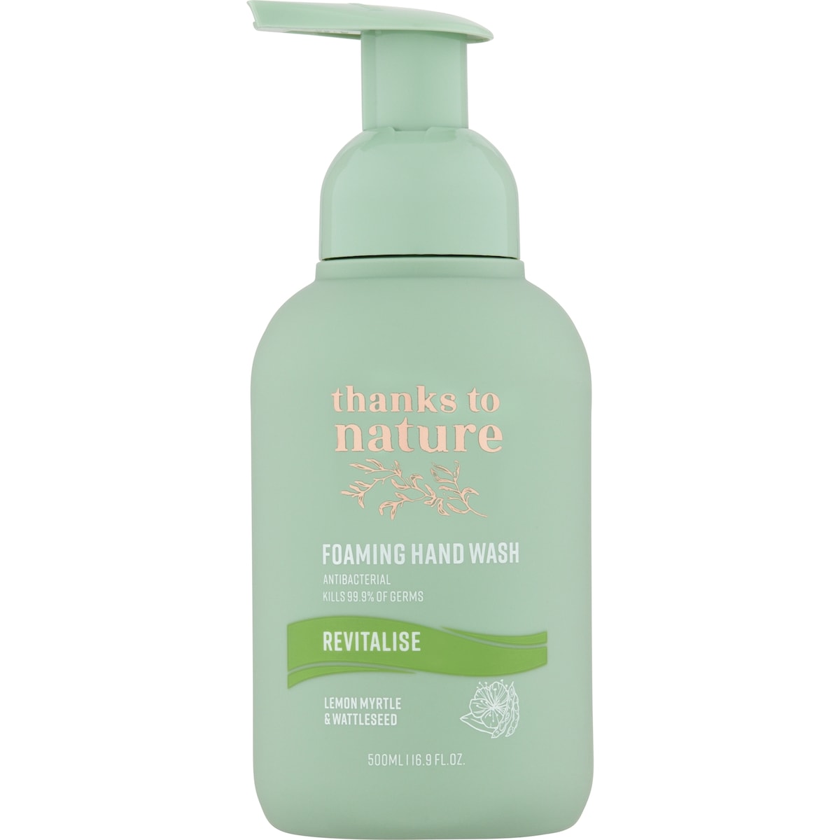 Thanks To Nature Foaming Antibacterial Hand Wash Revitalise 500ml