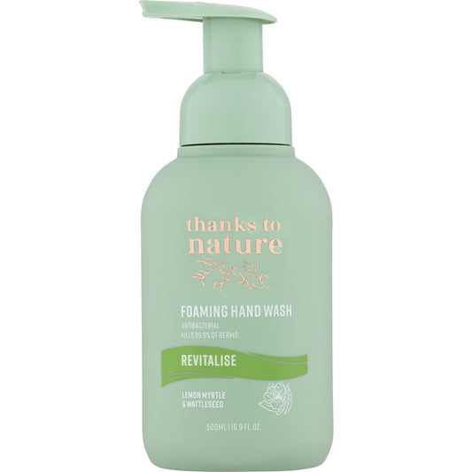 Thanks To Nature Foaming Antibacterial Hand Wash Revitalise 500ml