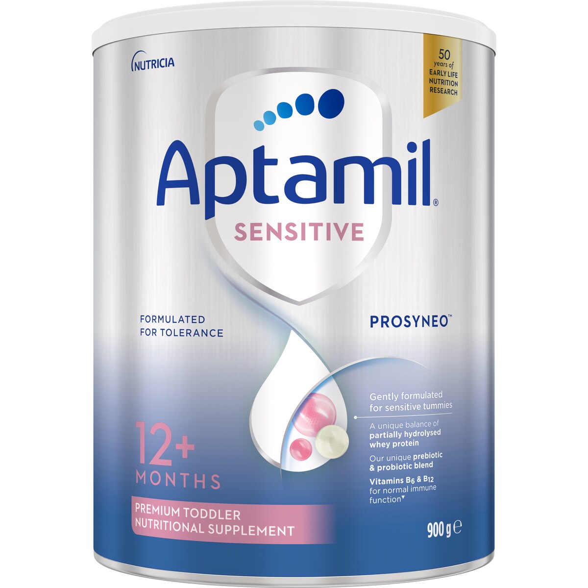 Aptamil Sensitive Premium Toddler Formula From 12+ Months 900g