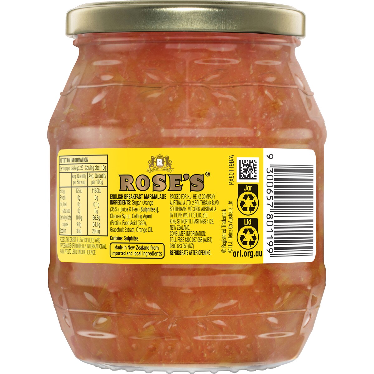 Rose's English Breakfast Marmalade 375g