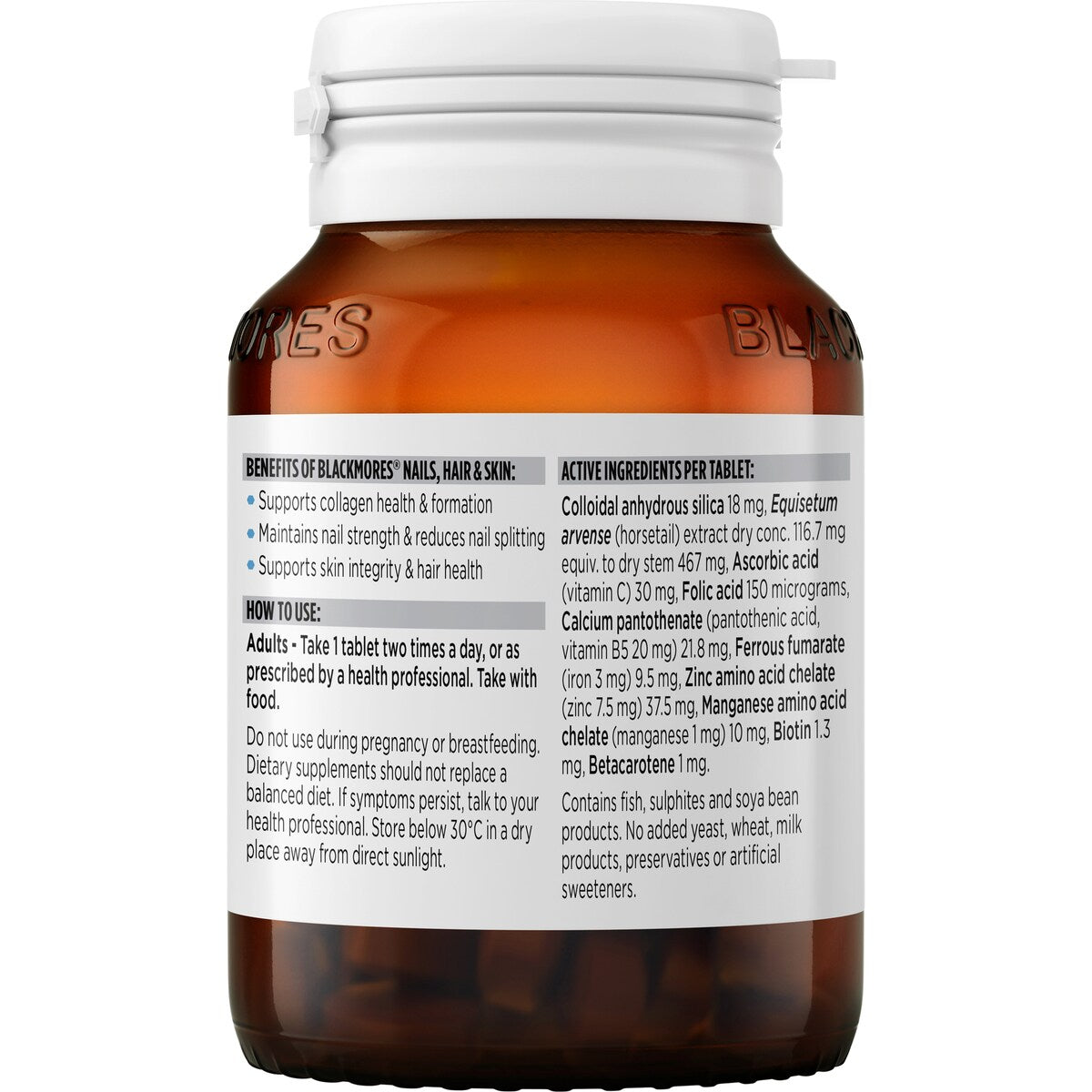 Blackmores Nails Hair & Skin Tablets 120 pack