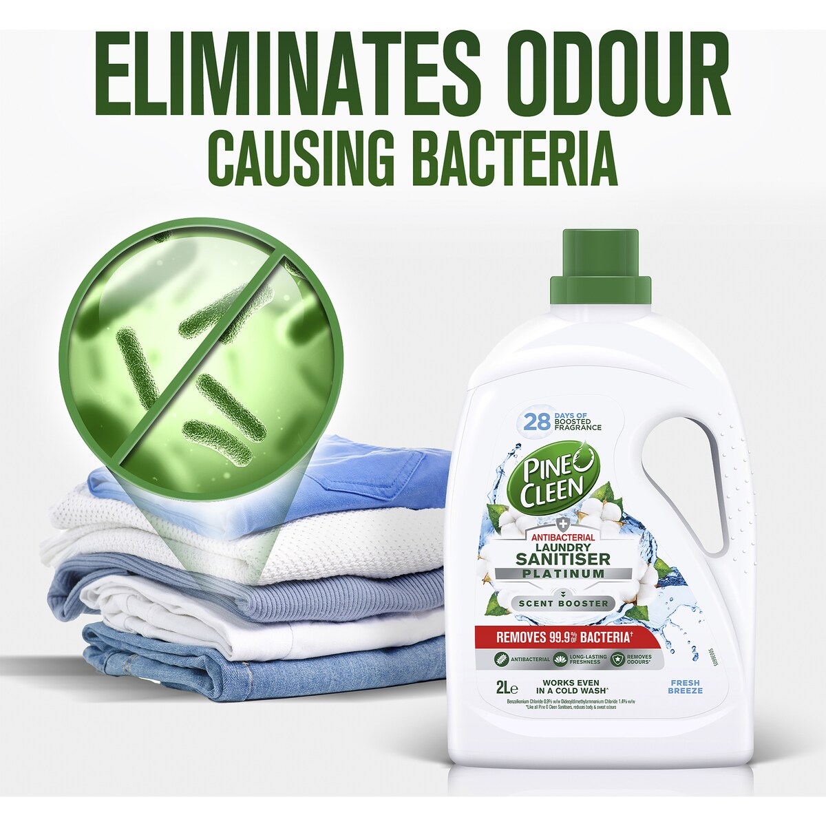 Pine O Cleen Platinum Laundry Sanitiser Fresh 2L