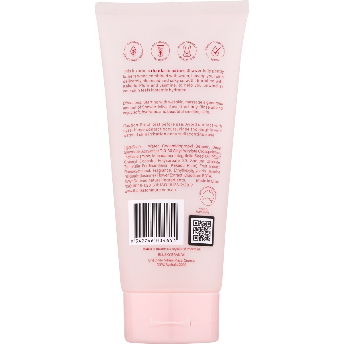 Thanks To Nature Shower Jelly Bodywash Unwind 250ml