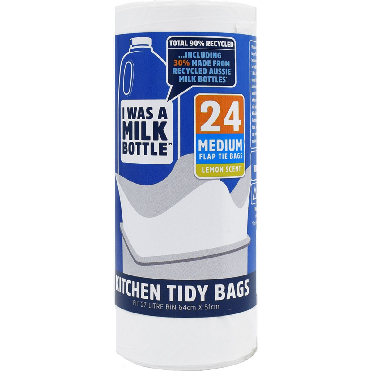 I Was A Milk Bottle Kitchen Tidy Bag Medium 24 pack