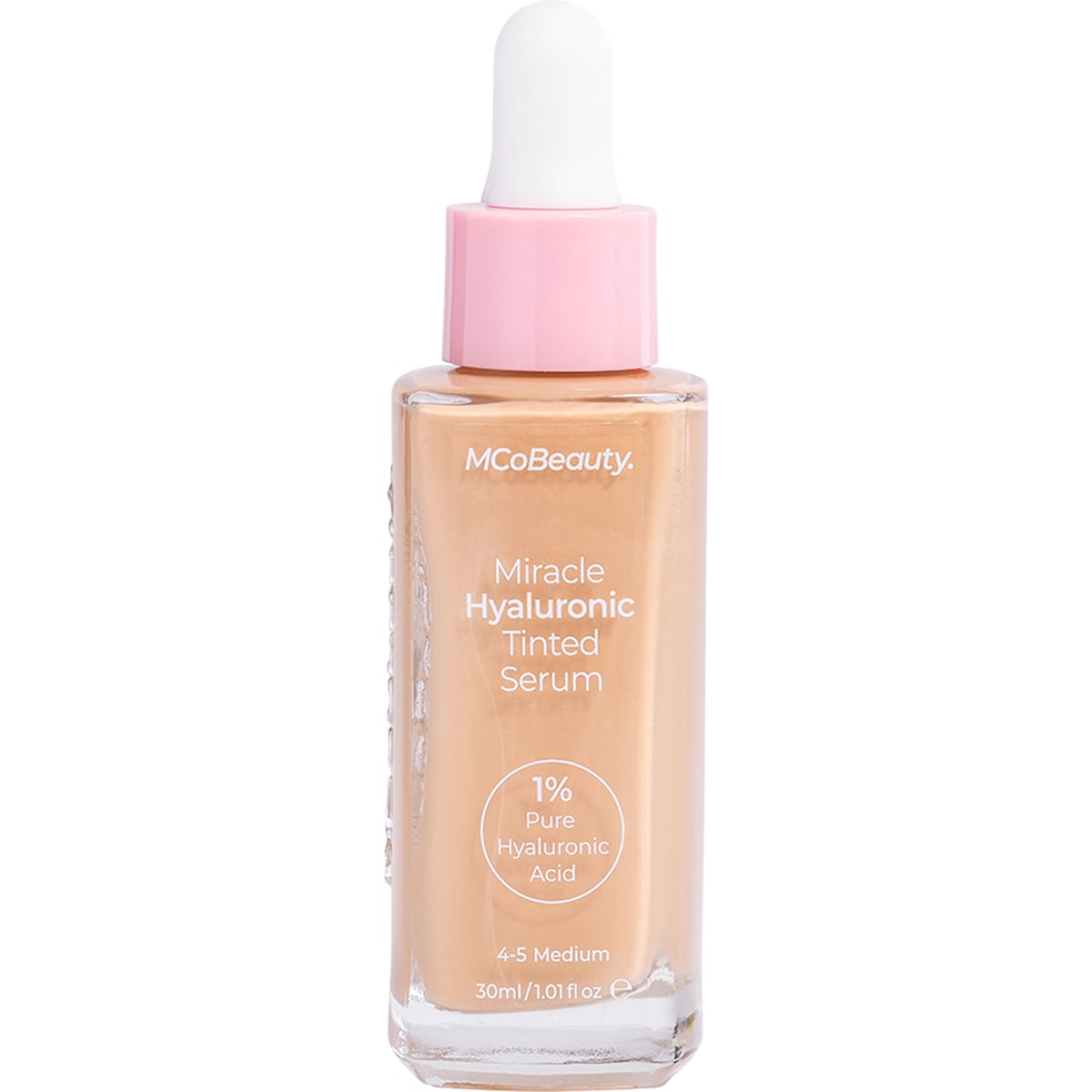 Mcobeauty Miracle Hyaluronic Tinted Serum 4-5 Medium 30ml