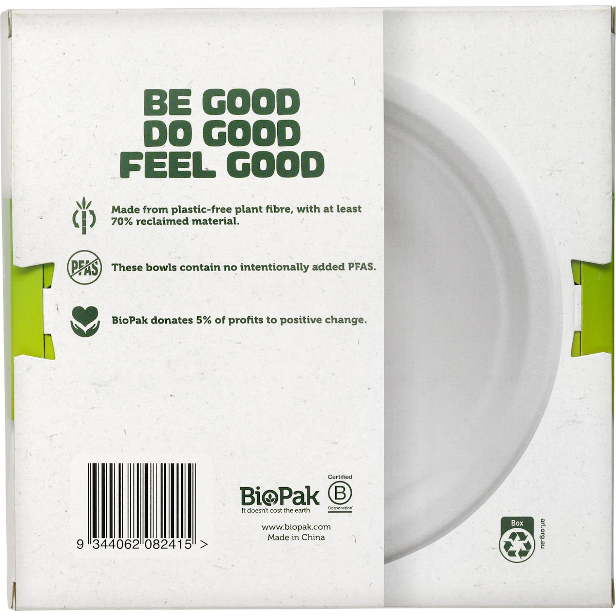 Biopak Plant Fibre Bowls 20 Pack