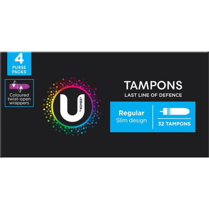 U By Kotex Tampons Regular 32 Pack