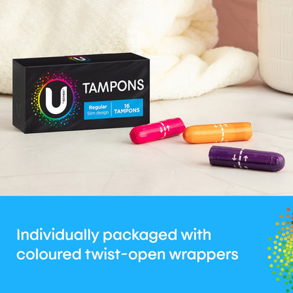 U By Kotex Tampons Regular 32 Pack