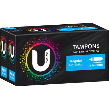 U By Kotex Tampons Regular 32 Pack