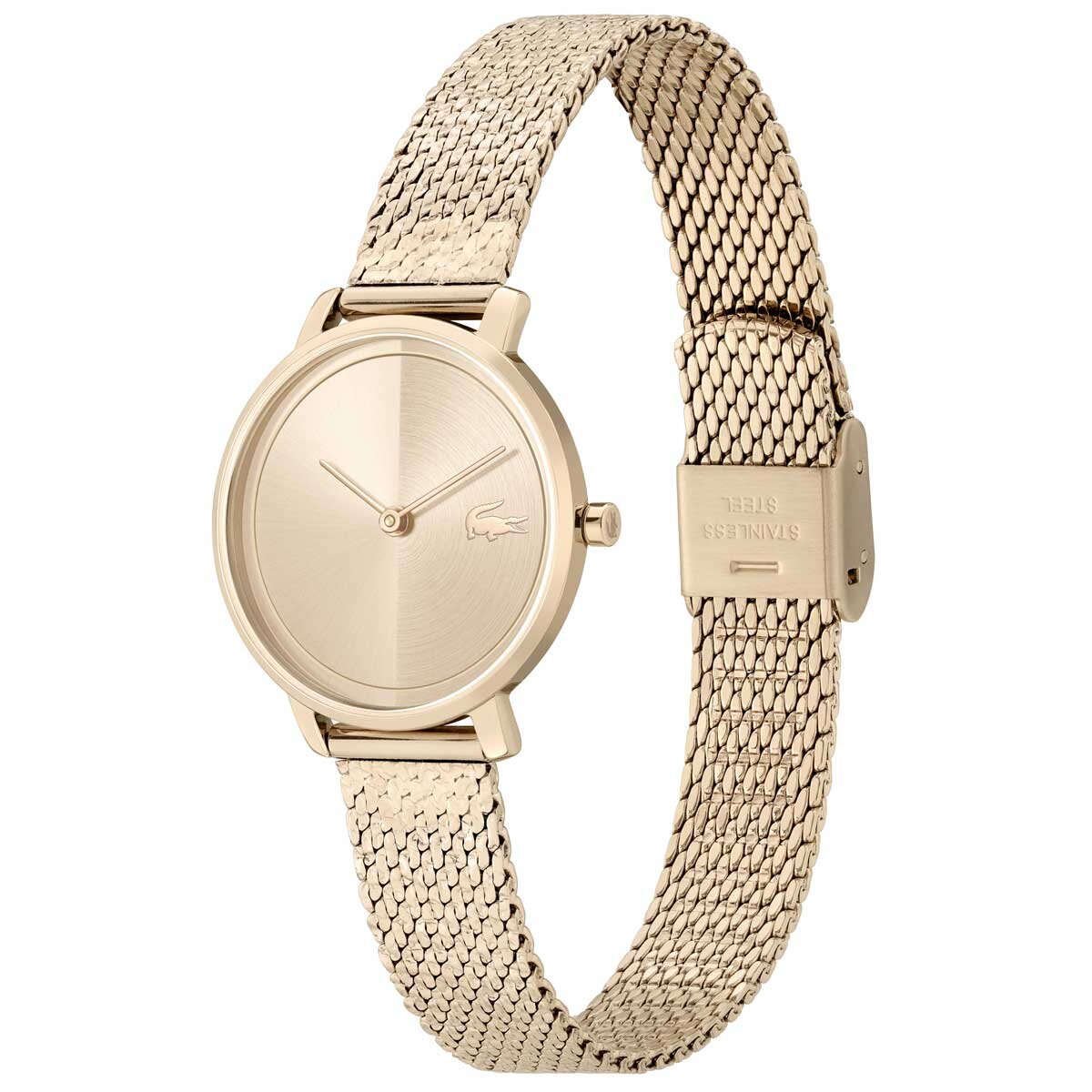 Lacoste Carnation Gold Mesh Bracelet Women's Watch 2001296