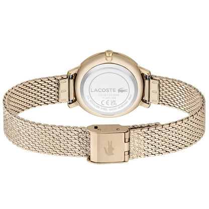Lacoste Carnation Gold Mesh Bracelet Women's Watch 2001296