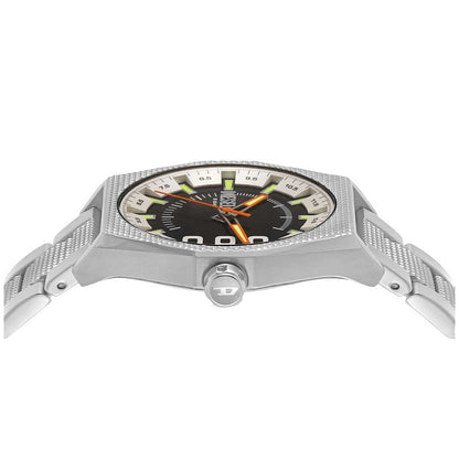 Diesel Scraper Stainless Steel Men's Watch DZ2172 43mm Black Sunray Dial Stainless Steel Bracelet