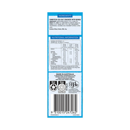 Sunbites Sea Salt Snack Crackers - 105g