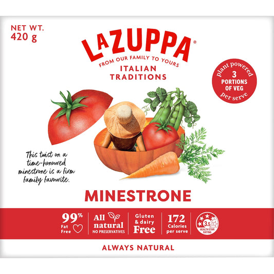 La Zuppa Microwave Soup Minestrone 420g