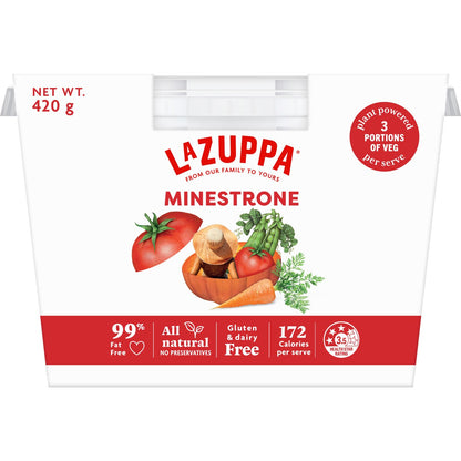 La Zuppa Microwave Soup Minestrone 420g