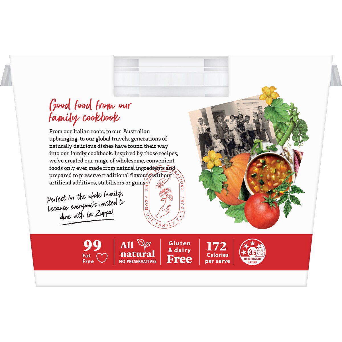 La Zuppa Microwave Soup Minestrone 420g