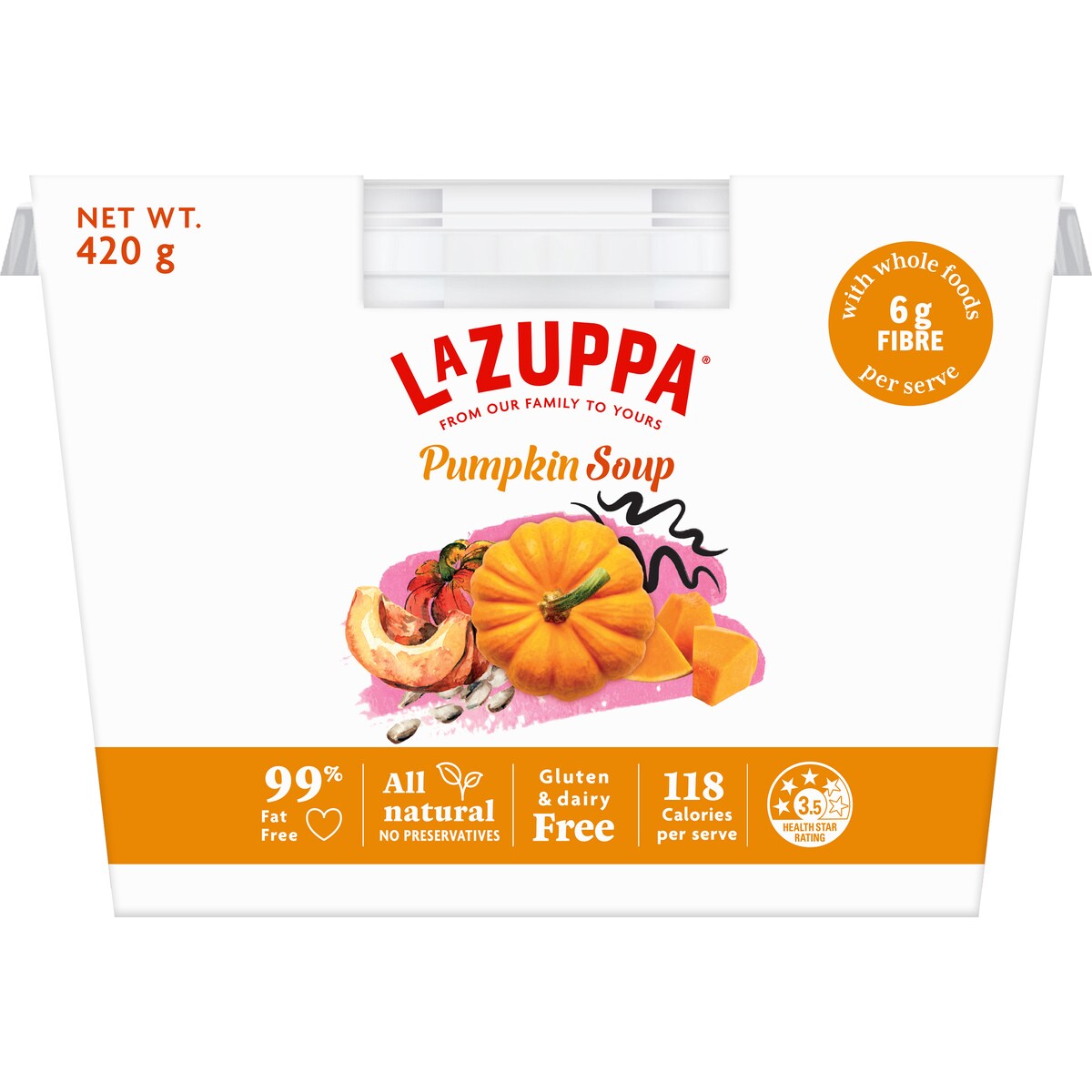 La Zuppa Microwave Soup Pumpkin 420g