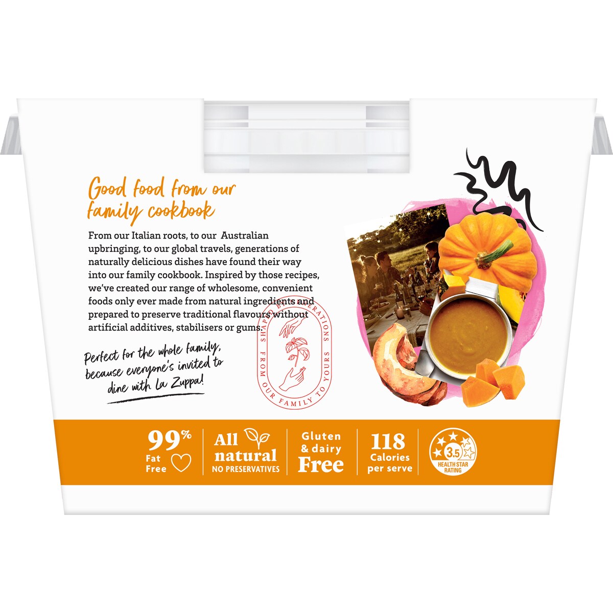 La Zuppa Microwave Soup Pumpkin 420g