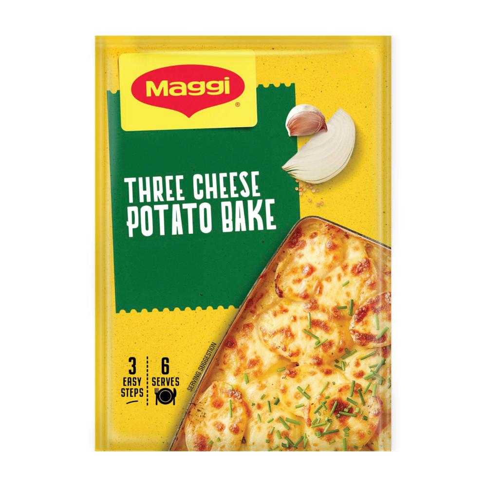 Maggi Gluten Free Side Dishes Three Cheese Potato Bake - 21g
