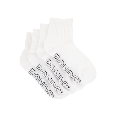 Bonds Kids Logo Light Quarter Crew Size 2 - 84 pack - 84 pack