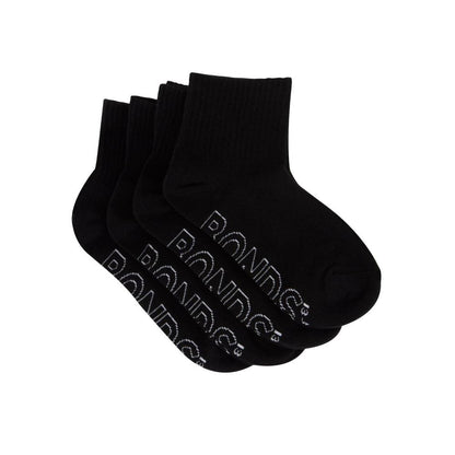 Bonds Kids Logo Light Quarter Crew Size 2 - 84 pack - 84 pack