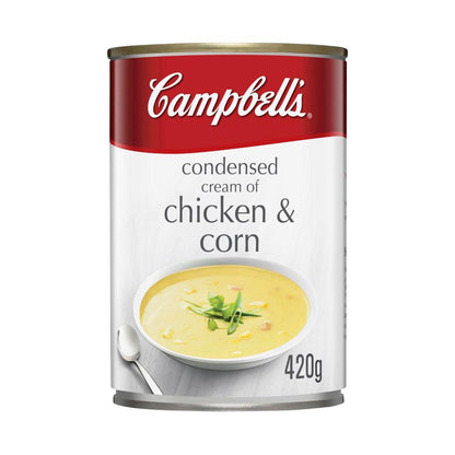 Campbell's Condensed Soup Can Cream Of Chicken & Corn - 420g