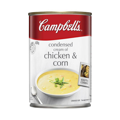 Campbell's Condensed Soup Can Cream Of Chicken & Corn - 420g