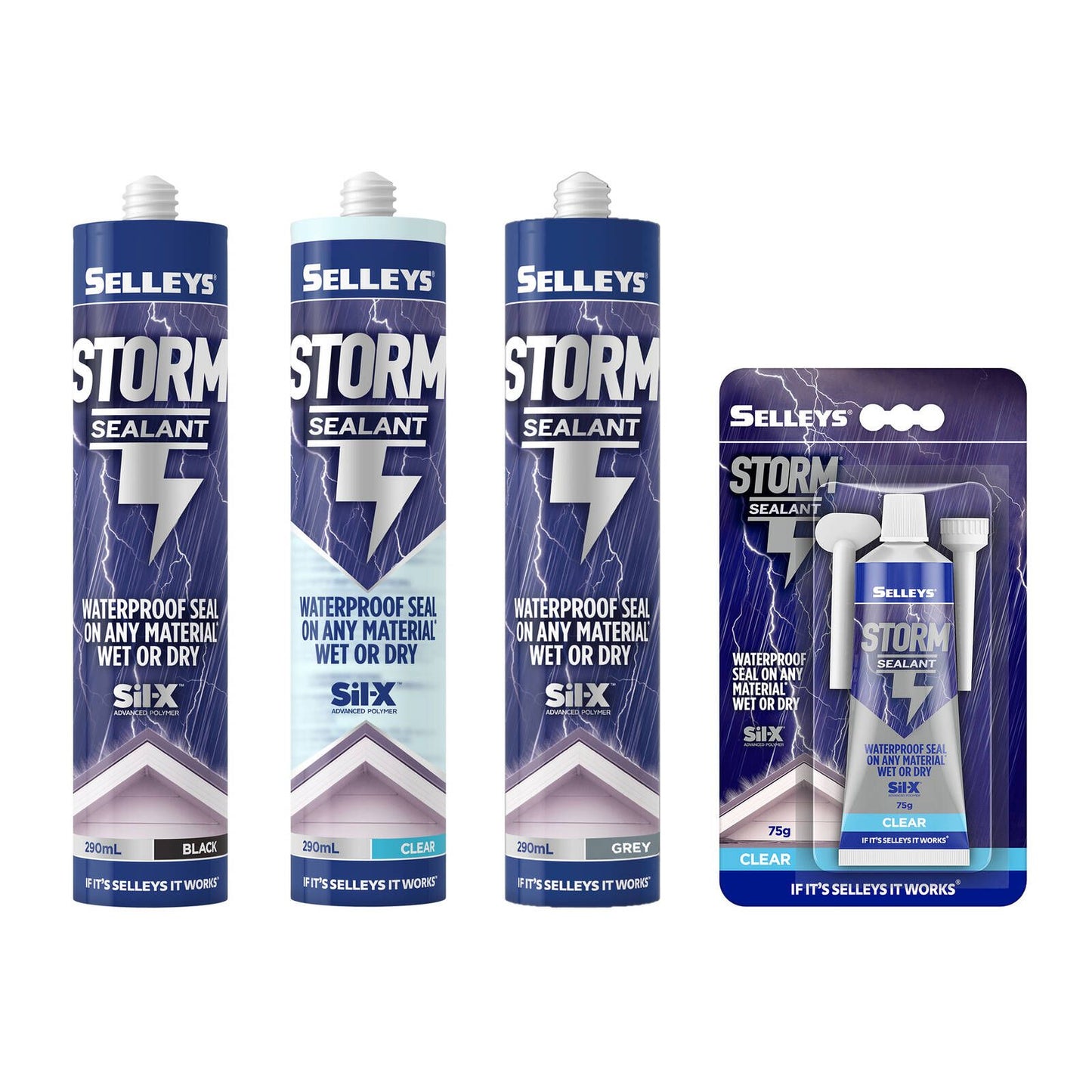 Selleys Black Storm Sealant - 290ml