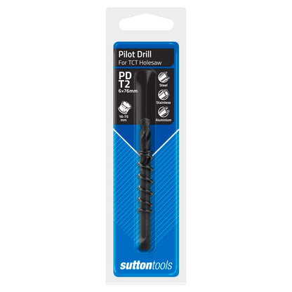 Sutton Tools TCT Holesaw Pilot Drill - 52mm