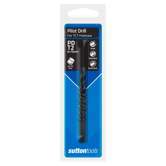 Sutton Tools TCT Holesaw Pilot Drill - 52mm