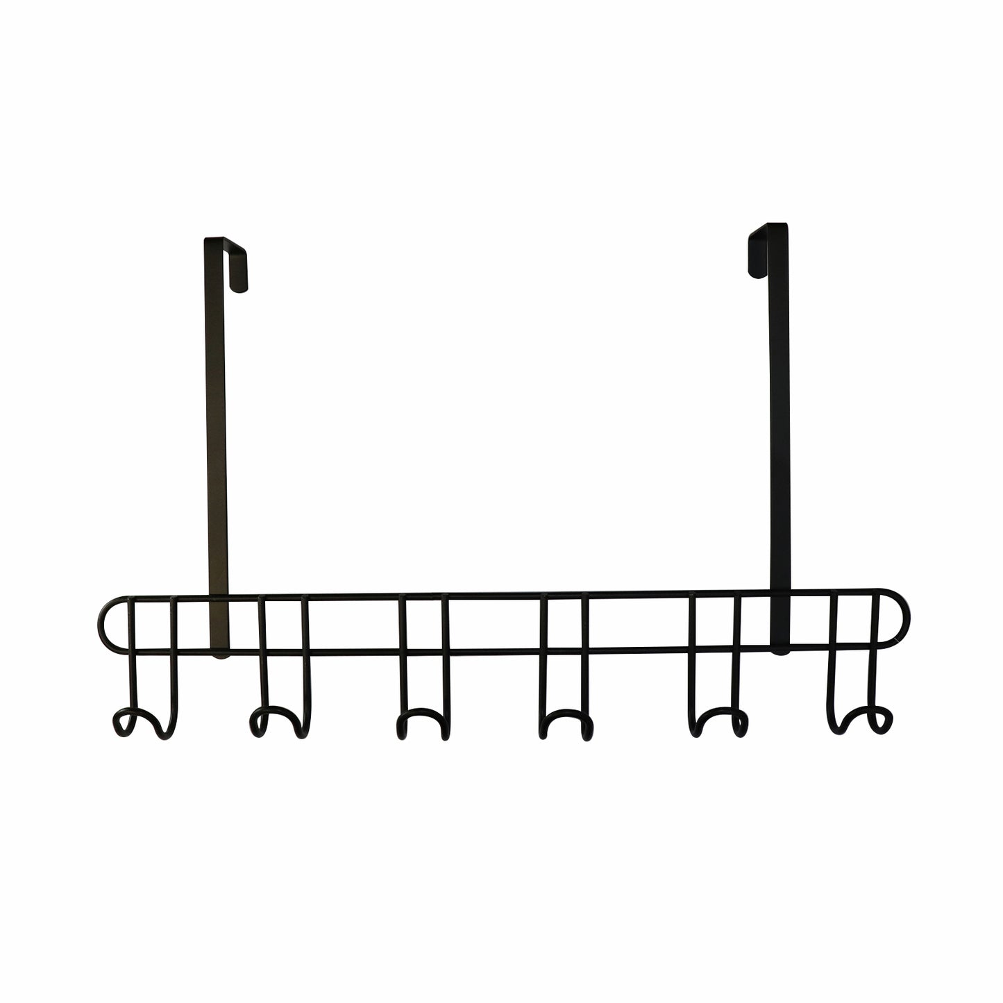 Adoored 6 Hook Over Door Decorative Hook Rack