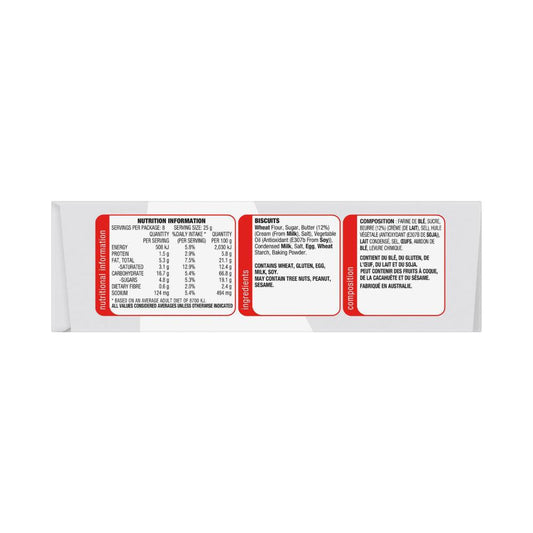 Arnott's Mini Scotch Finger 8 Pack - 200g
