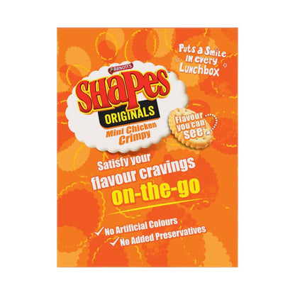 Arnott's Shapes Chicken Crimpy Multipack 8 Pack - 200g