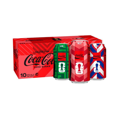 Coca-Cola Zero Sugar Soft Drink Multipack Cans 10x375ml