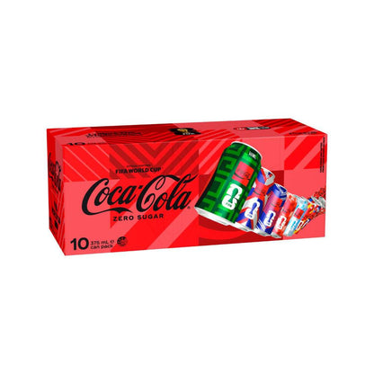 Coca-Cola Zero Sugar Soft Drink Multipack Cans 10x375ml