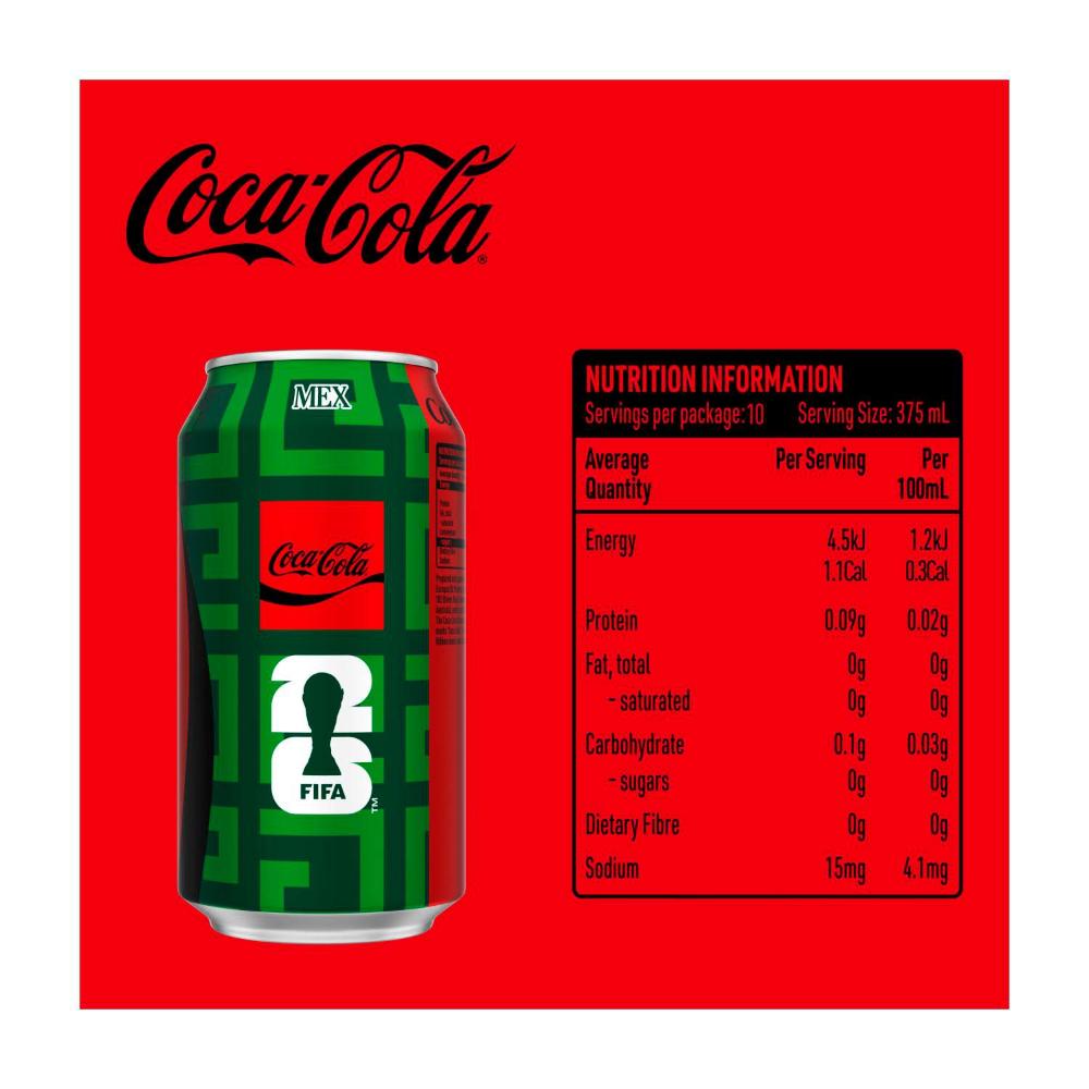 Coca-Cola Zero Sugar Soft Drink Multipack Cans 10x375ml