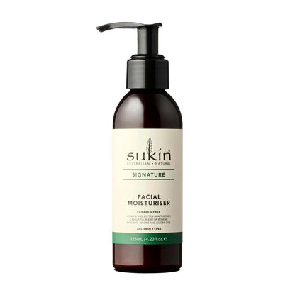 Sukin Signature Facial Moisturiser Pump - 125mL