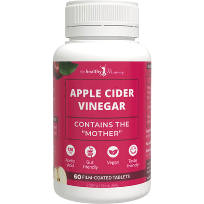 The Healthy Mummy Apple Cider Vinegar Film Coated Tablets 60 Pack