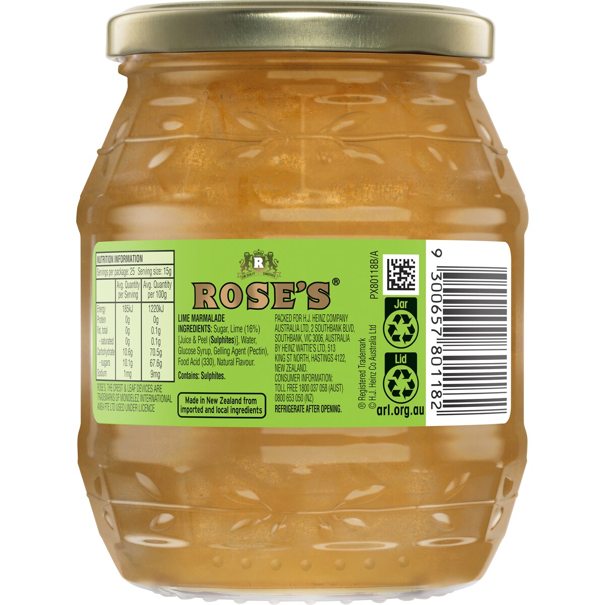 Rose's Lime Marmalade 375g